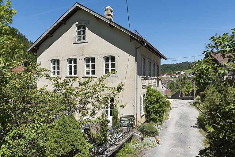 Maison : façade ouest. © Sonia Dourlot / Région Bourgogne-Franche-Comté, Inventaire du patrimoine - 2017