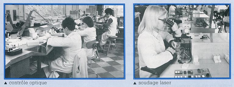 Contrôle optique [et] Soudage laser [à la Somias en 1982]. © Laurent Poupard / Région Bourgogne-Franche-Comté, Inventaire du patrimoine - 2017