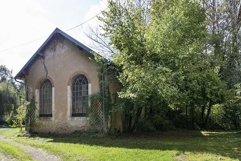 Local de la machine à vapeur (ou chaufferie ?). © Jérôme Mongreville / Région Bourgogne-Franche-Comté, Inventaire du patrimoine - 2017