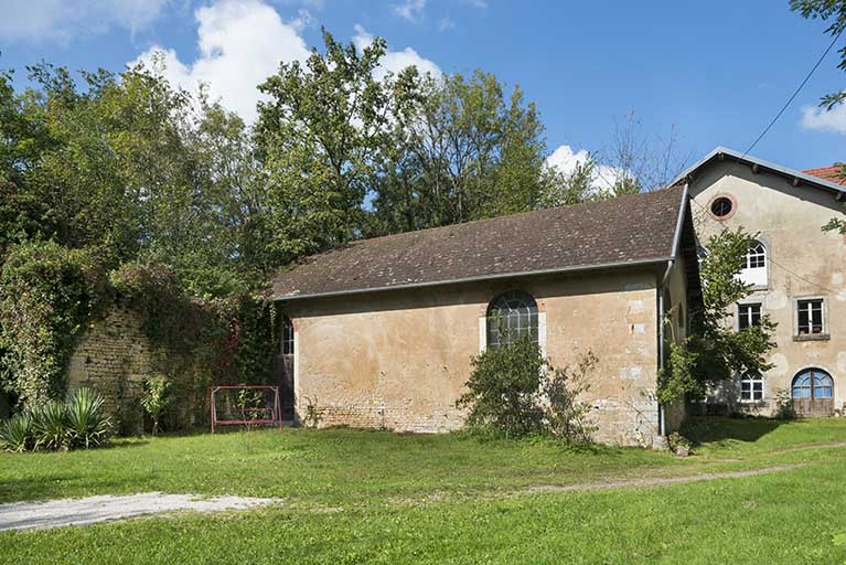 Chaufferie et salle de la machine à vapeur (partie ruinée à gauche). © Jérôme Mongreville / Région Bourgogne-Franche-Comté, Inventaire du patrimoine - 2017