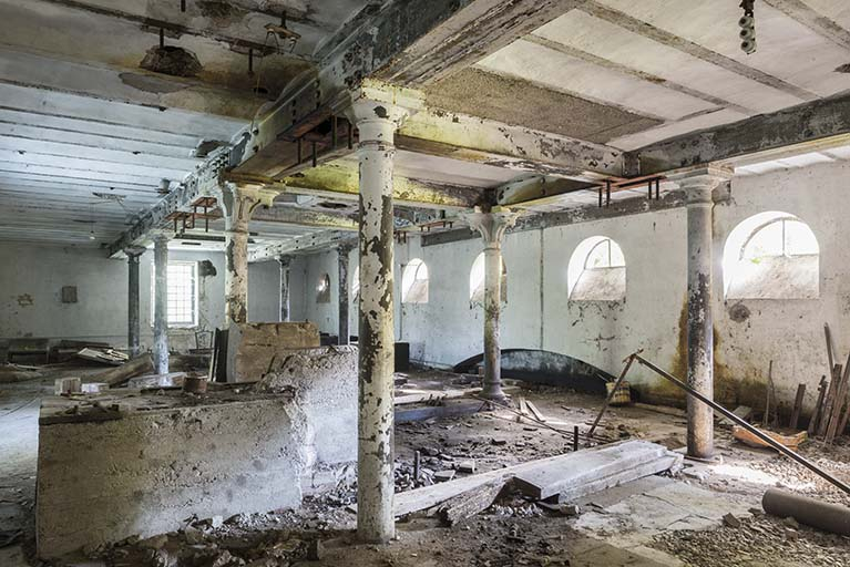 Atelier de fabrication (rez-de-chaussée). Partie est. © Jérôme Mongreville / Région Bourgogne-Franche-Comté, Inventaire du patrimoine - 2017