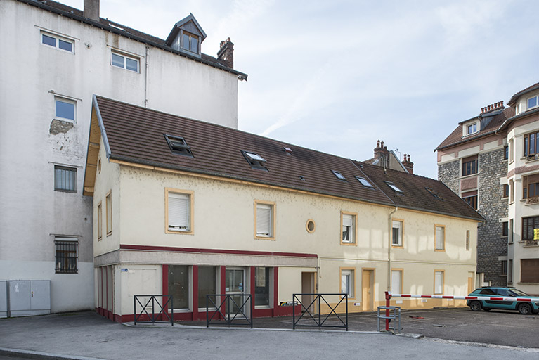 Façade nord de l'atelier. © Jérôme Mongreville / Région Bourgogne-Franche-Comté, Inventaire du patrimoine - 2017 Façade nord de l'atelier. © Jérôme Mongreville / Région Bourgogne-Franche-Comté, Inventaire du patrimoine - 2017