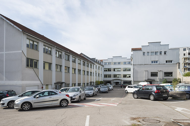 Vue d'ensemble depuis l'avenue Carnot. © Jérôme Mongreville / Région Bourgogne-Franche-Comté, Inventaire du patrimoine - 2017