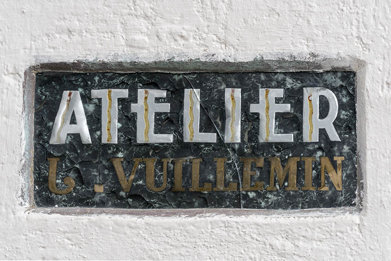 Forge : plaque. © Sonia Dourlot / Région Bourgogne-Franche-Comté, Inventaire du patrimoine - 2017 Forge : plaque. © Sonia Dourlot / Région Bourgogne-Franche-Comté, Inventaire du patrimoine - 2017