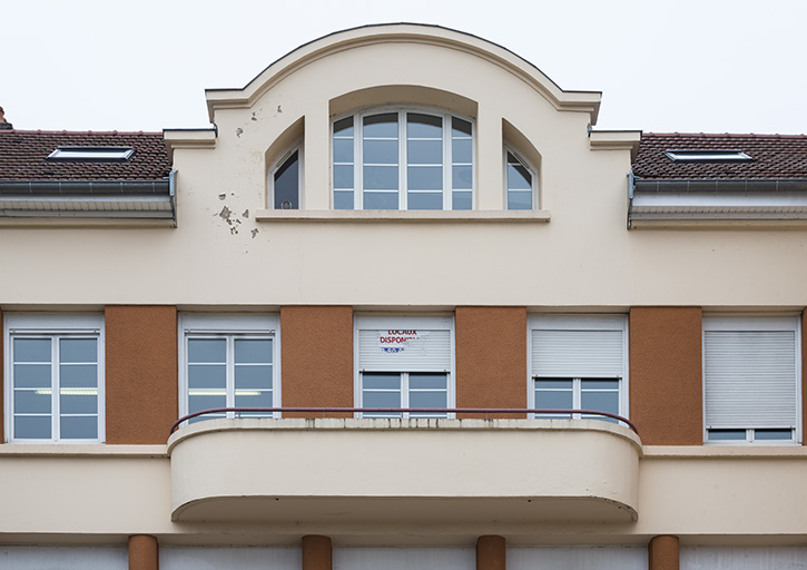 Détail de la baie supérieure. © Jérôme Mongreville / Région Bourgogne-Franche-Comté, Inventaire du patrimoine - 2017