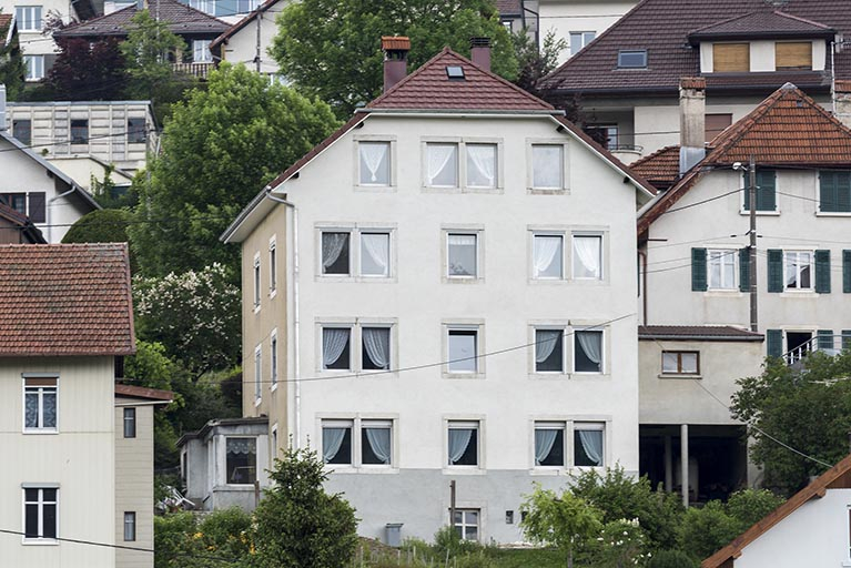 Façade postérieure. © Sonia Dourlot / Région Bourgogne-Franche-Comté, Inventaire du patrimoine - 2017