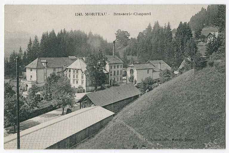 1243. Morteau - Brasserie Chopard, 1er quart 20e siècle. © Laurent Poupard / Région Bourgogne-Franche-Comté, Inventaire du patrimoine - 2017