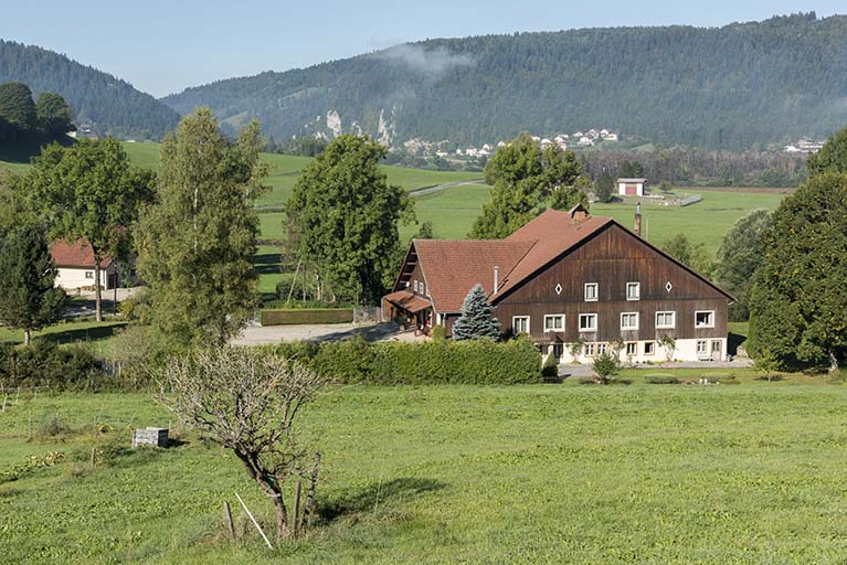 Vue d'ensemble, depuis l'est. © Sonia Dourlot / Région Bourgogne-Franche-Comté, Inventaire du patrimoine - 2017