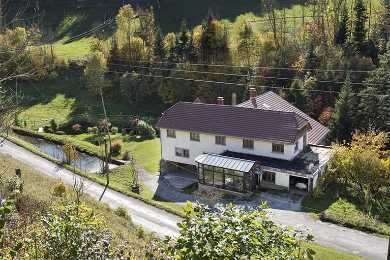 Vue plongeante, depuis le nord. © Sonia Dourlot / Région Bourgogne-Franche-Comté, Inventaire du patrimoine - 2017