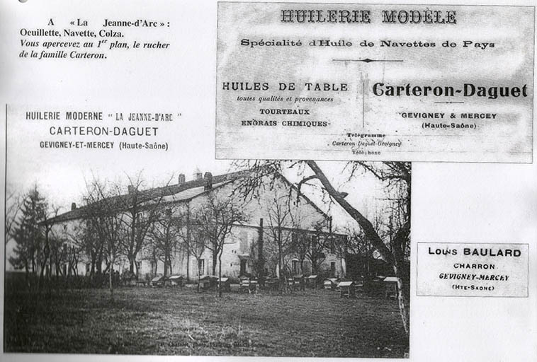 Huilerie à Gevigney, carte postale. © Guillaume Gézolme / Commune de Gevigney-et-Mercey - 2017 Huilerie à Gevigney, carte postale. © Guillaume Gézolme / Commune de Gevigney-et-Mercey - 2017