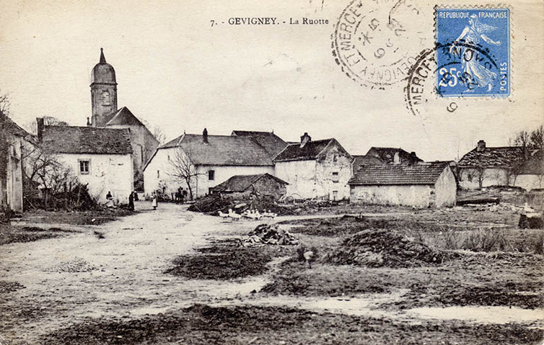 La Ruotte, carte postale (1925). © Guillaume Gézolme / Commune de Gevigney-et-Mercey - 2017 La Ruotte, carte postale (1925). © Guillaume Gézolme / Commune de Gevigney-et-Mercey - 2017