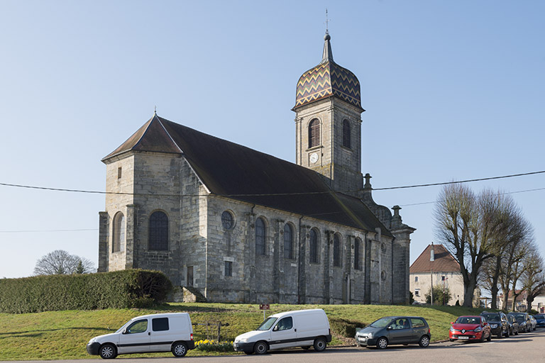 Vue générale depuis la rue Mongillard. © Jérôme Mongreville / Région Bourgogne-Franche-Comté, Inventaire du patrimoine - 2017 Vue générale depuis la rue Mongillard. © Jérôme Mongreville / Région Bourgogne-Franche-Comté, Inventaire du patrimoine - 2017
