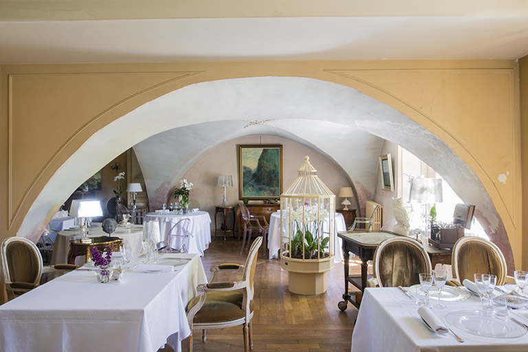 La partie voûtée, ancien cellier du château. © Jérôme Mongreville / Région Bourgogne-Franche-Comté, Inventaire du patrimoine - 2017 La partie voûtée, ancien cellier du château. © Jérôme Mongreville / Région Bourgogne-Franche-Comté, Inventaire du patrimoine - 2017