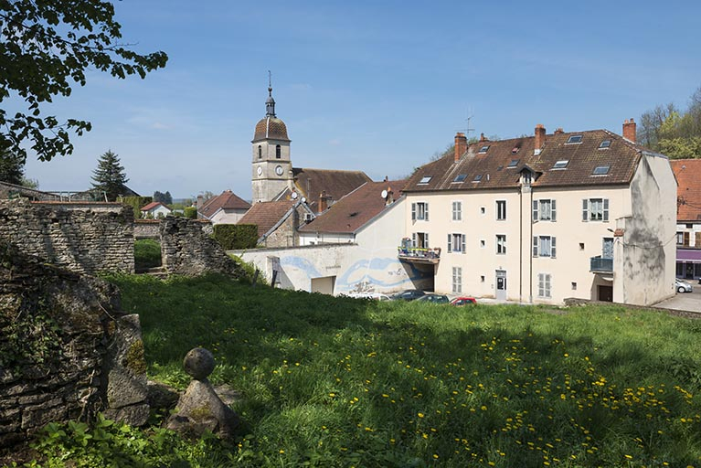 L'mmeuble Madiot, façade postérieure. © Jérôme Mongreville / Région Bourgogne-Franche-Comté, Inventaire du patrimoine - 2017