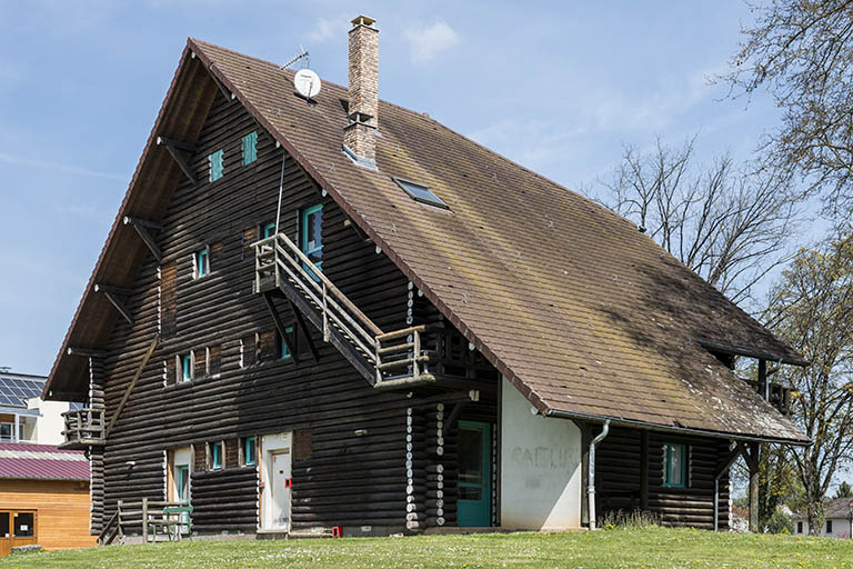 Façade postérieure. © Jérôme Mongreville / Région Bourgogne-Franche-Comté, Inventaire du patrimoine - 2017