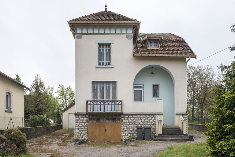 La façade principale. © Jérôme Mongreville / Région Bourgogne-Franche-Comté, Inventaire du patrimoine - 2017