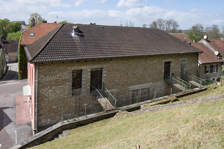 La façade postérieure. © Jérôme Mongreville / Région Bourgogne-Franche-Comté, Inventaire du patrimoine - 2017