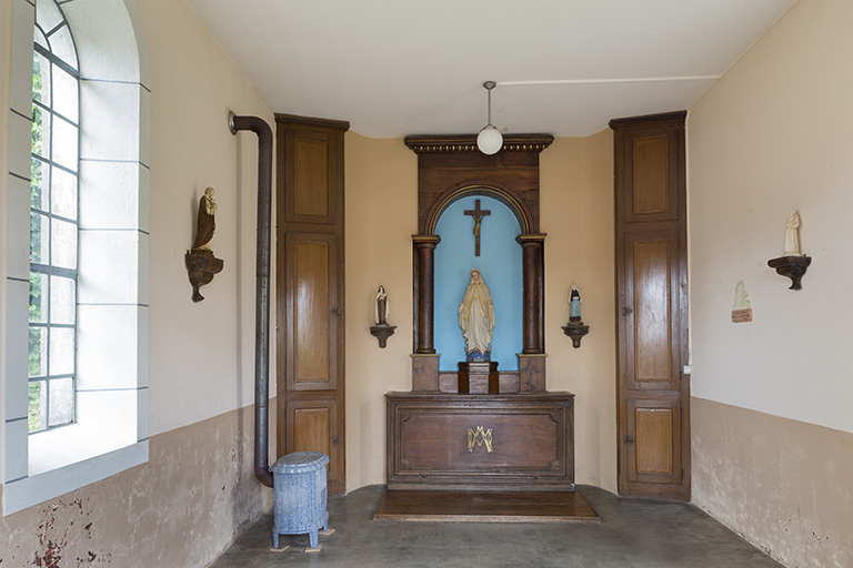L'intérieur de la chapelle. © Jérôme Mongreville / Région Bourgogne-Franche-Comté, Inventaire du patrimoine - 2017 L'intérieur de la chapelle. © Jérôme Mongreville / Région Bourgogne-Franche-Comté, Inventaire du patrimoine - 2017