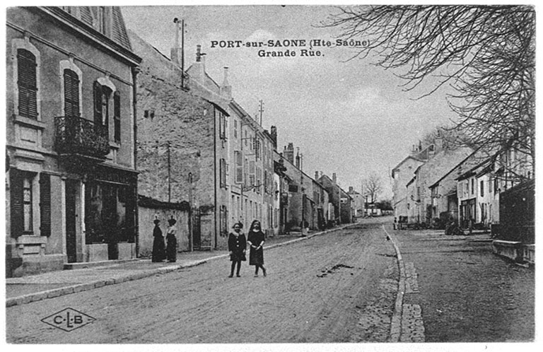 La pharmacie, Grande rue, carte postale. © Guillaume Gézolme / Région Bourgogne-Franche-Comté, Inventaire du patrimoine - 2017