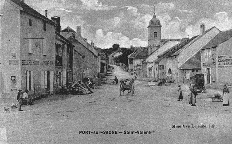 Saint-Valère, carte postale. © Guillaume Gézolme / Région Bourgogne-Franche-Comté, Inventaire du patrimoine - 2017