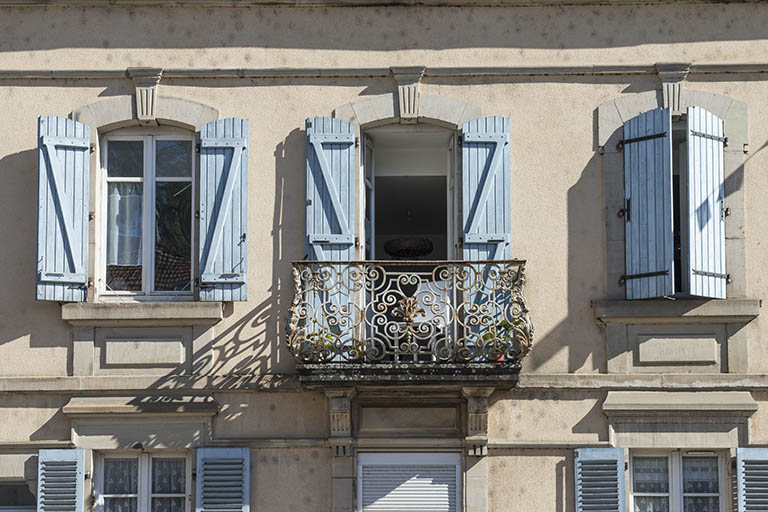 Etage carré, façade antérieure. © Jérôme Mongreville / Région Bourgogne-Franche-Comté, Inventaire du patrimoine - 2017