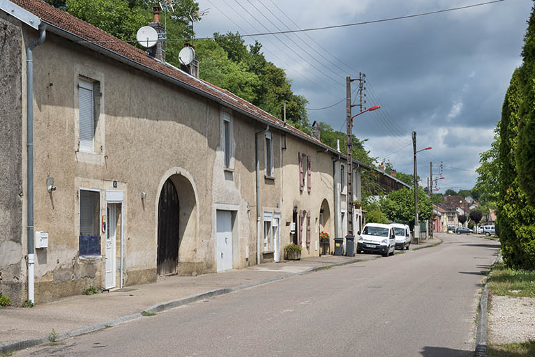 La rue du Magny. © Jérôme Mongreville / Région Bourgogne-Franche-Comté, Inventaire du patrimoine - 2017