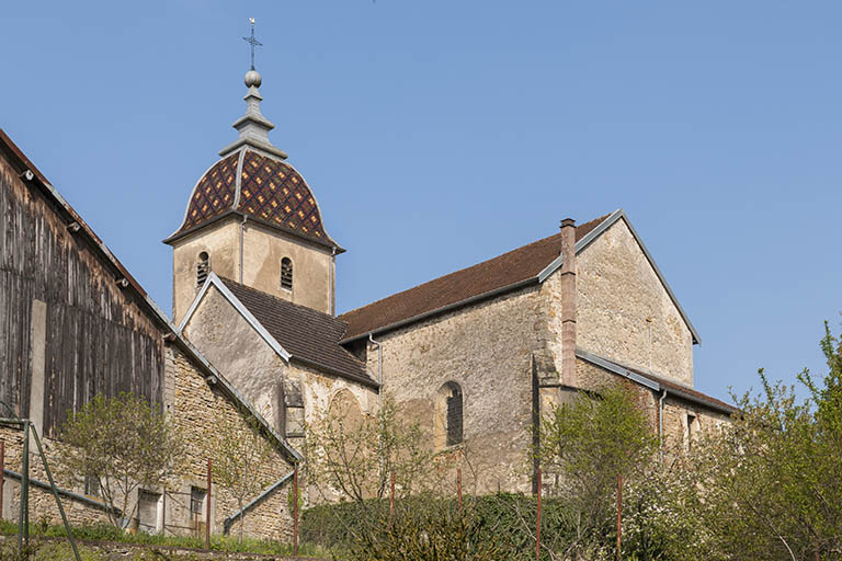 Vue depuis le sud-est. © Jérôme Mongreville / Région Bourgogne-Franche-Comté, Inventaire du patrimoine - 2017