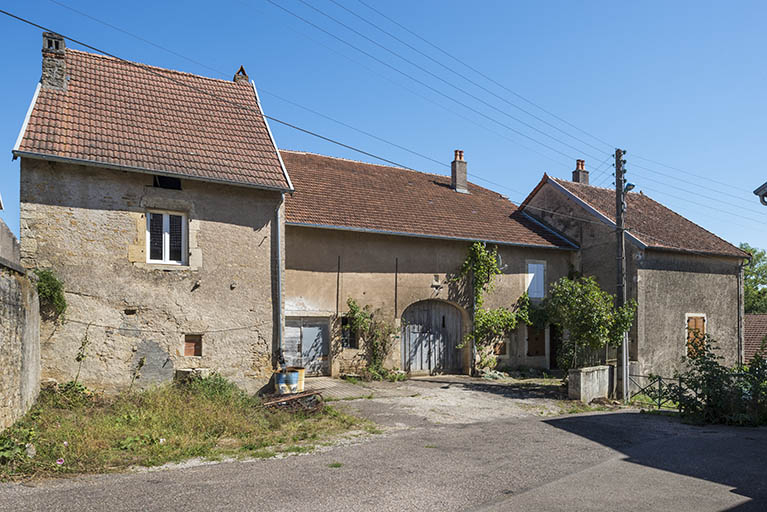 La façade antérieure. © Jérôme Mongreville / Région Bourgogne-Franche-Comté, Inventaire du patrimoine - 2017