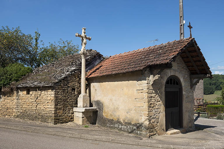 La chapelle dit de Jean d'Arosey. © Jérôme Mongreville / Région Bourgogne-Franche-Comté, Inventaire du patrimoine - 2017