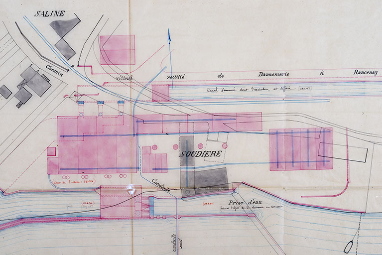 [Plan de la Soudière], 1891. © Jérôme Mongreville / Région Bourgogne-Franche-Comté, Inventaire du patrimoine - 2018