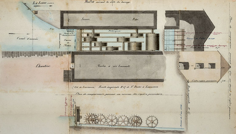 Moulin, 1859. © Jérôme Mongreville / Région Bourgogne-Franche-Comté, Inventaire du patrimoine - 2018