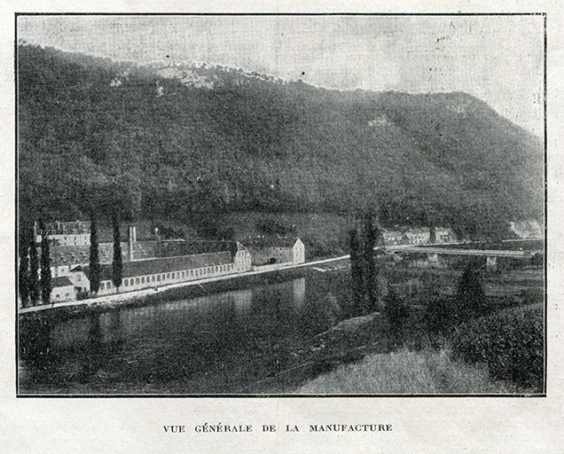 Vue générale de la manufacture, photogr., s.d. [1923].  © Raphaël Favereaux / Région Bourgogne-Franche-Comté, Inventaire du patrimoine - 2018