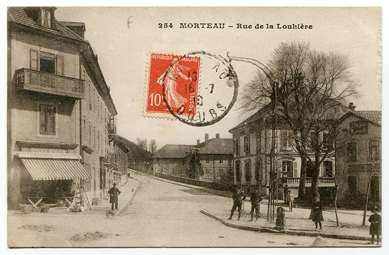 254 Morteau - Rue de la Louhière, 1er quart 20e siècle [avant 1910 ?]. © Laurent Poupard / Région Bourgogne-Franche-Comté, Inventaire du patrimoine - 2018