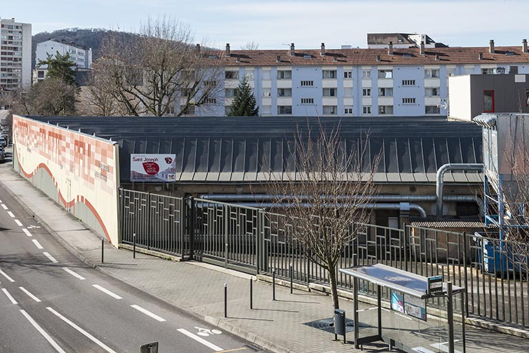 Atelier de l'usine automobile, depuis le nord. © Jérôme Mongreville / Région Bourgogne-Franche-Comté, Inventaire du patrimoine - 2018