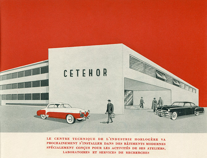 Projet de bâtiment pour le Cetehor, 1955. © Raphaël Favereaux / Région Bourgogne-Franche-Comté, Inventaire du patrimoine - 2018