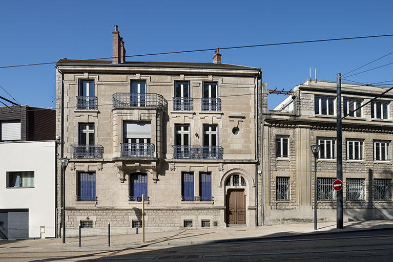 Façade antérieure. © Jérôme Mongreville / Région Bourgogne-Franche-Comté, Inventaire du patrimoine - 2018