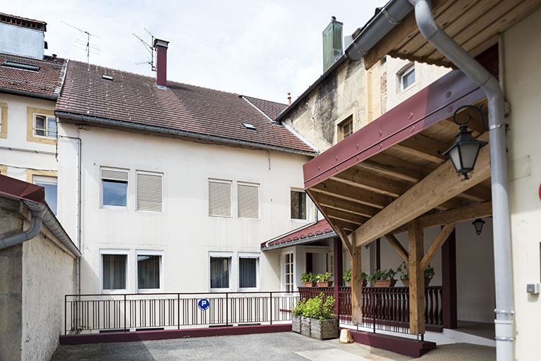 Façade postérieure. © Sonia Dourlot / Région Bourgogne-Franche-Comté, Inventaire du patrimoine - 2018
