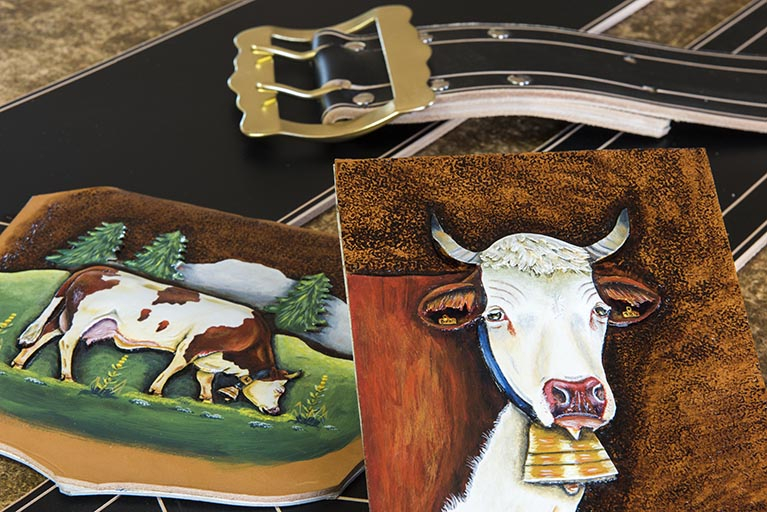 Décors de sangle peints. © Sonia Dourlot / Région Bourgogne-Franche-Comté, Inventaire du patrimoine - 2018