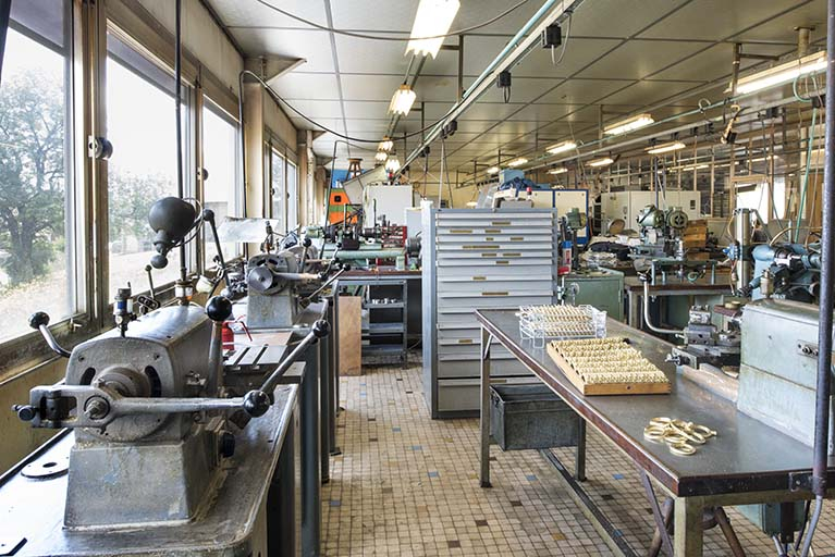 Atelier récent : intérieur. © Sonia Dourlot / Région Bourgogne-Franche-Comté, Inventaire du patrimoine - 2018