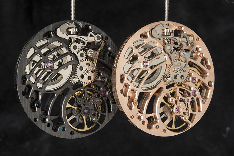 Mouvements de montre mécanique Arte de la société Berthet Horlogerie, Charmauvillers et Villers-le-Lac, 2018. © Sonia Dourlot / Région Bourgogne-Franche-Comté, Inventaire du patrimoine - 2018