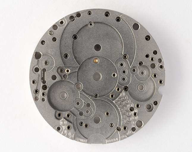 Platine, face côté fond. © Sonia Dourlot / Région Bourgogne-Franche-Comté, Inventaire du patrimoine - 2018