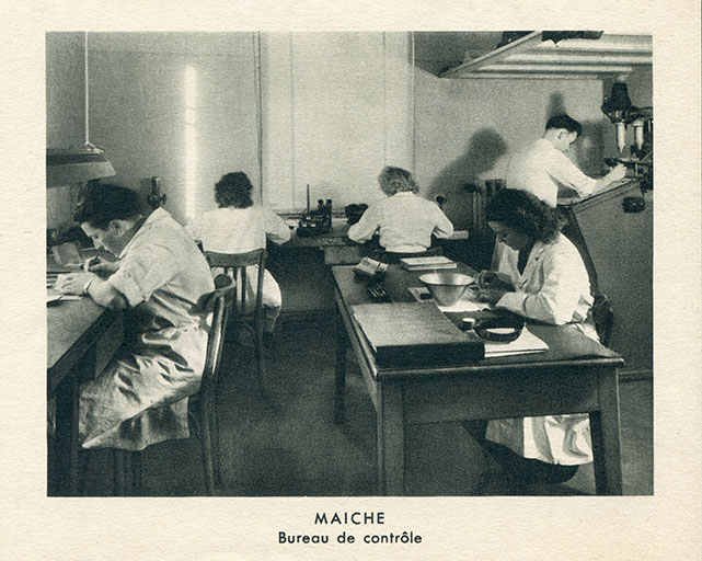 Maîche. Bureau de contrôle, 1950. © Laurent Poupard / Région Bourgogne-Franche-Comté, Inventaire du patrimoine - 2018