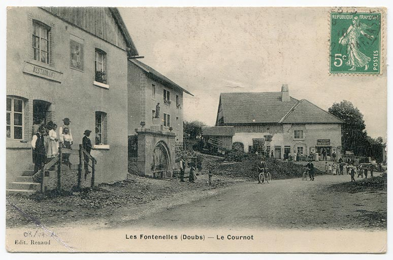Les Fontenelles (Doubs) - Le Cournot, 1er quart 20e siècle [avant 1910 ?]. © Laurent Poupard / Région Bourgogne-Franche-Comté, Inventaire du patrimoine - 2018