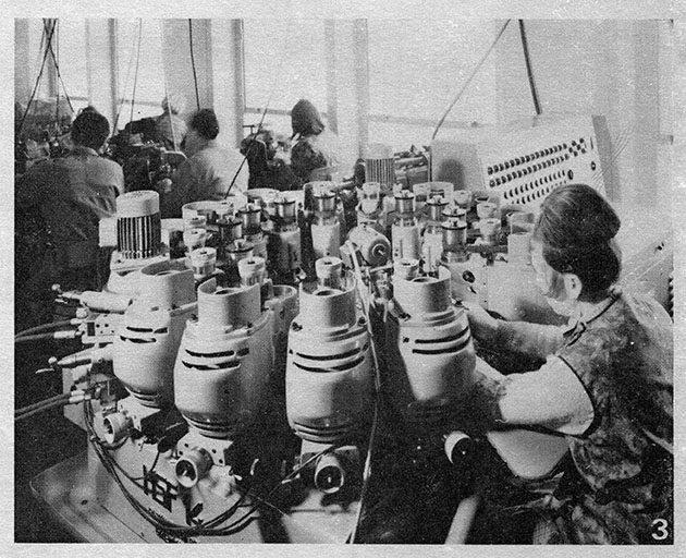 France Ebauches, une haute technicité. 3. Machine transfert 14 postes, réservée à la fabrication du calibre automatique, 1970. © Laurent Poupard / Région Bourgogne-Franche-Comté, Inventaire du patrimoine - 2018