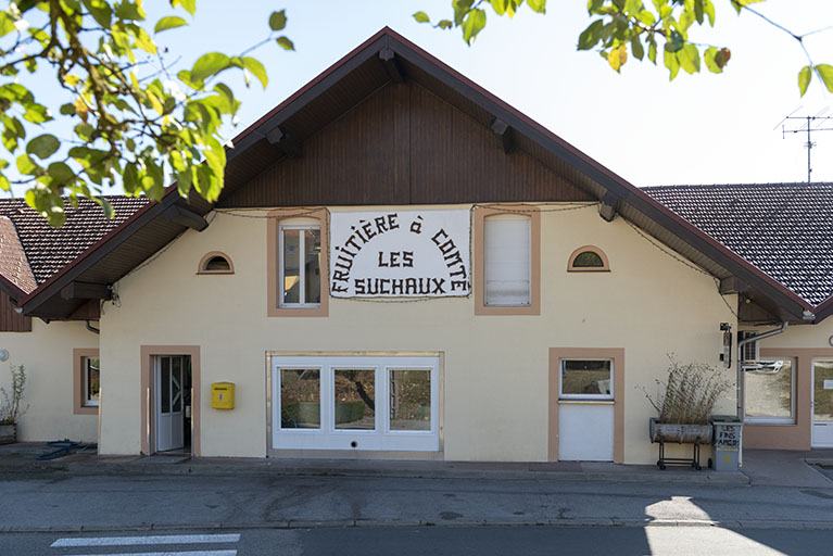 Façade antérieure : bâtiment d'origine. © Sonia Dourlot / Région Bourgogne-Franche-Comté, Inventaire du patrimoine - 2018