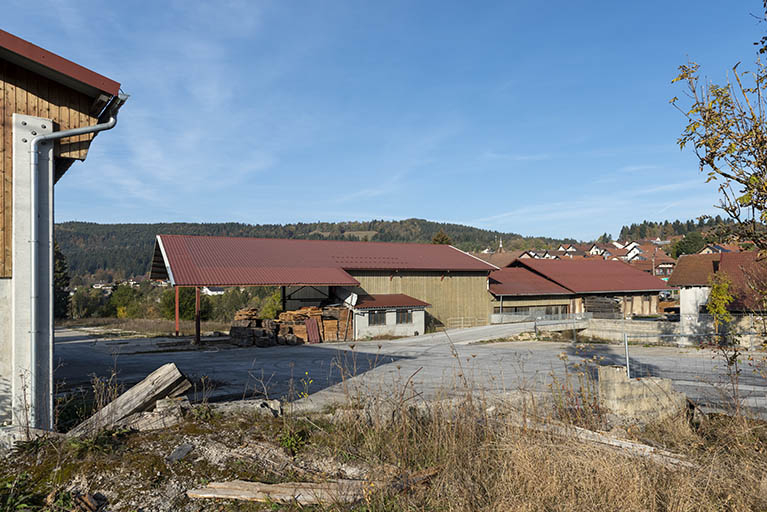 Ateliers de fabrication, depuis le sud-est. © Sonia Dourlot / Région Bourgogne-Franche-Comté, Inventaire du patrimoine - 2018