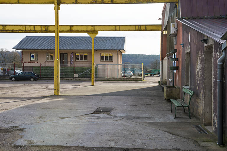 Les anciens bureaux de la société Selam, route de Ferrières. © Jérôme Mongreville / Région Bourgogne-Franche-Comté, Inventaire du patrimoine - 2018