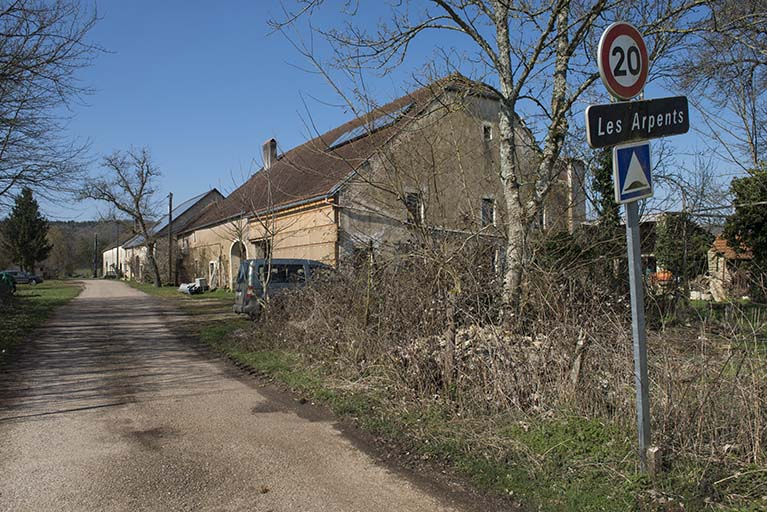 Le hameau des Arpents. © Jérôme Mongreville / Région Bourgogne-Franche-Comté, Inventaire du patrimoine - 2018