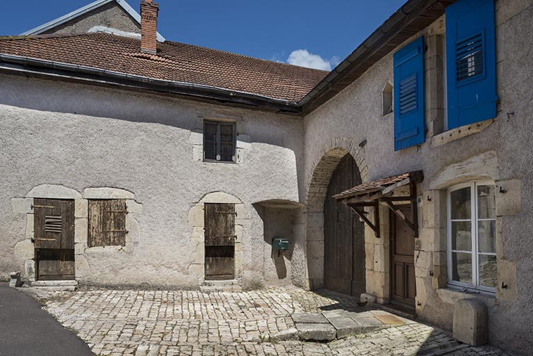Façade antérieure, partie nord. © Jérôme Mongreville / Région Bourgogne-Franche-Comté, Inventaire du patrimoine - 2018 Façade antérieure, partie nord. © Jérôme Mongreville / Région Bourgogne-Franche-Comté, Inventaire du patrimoine - 2018