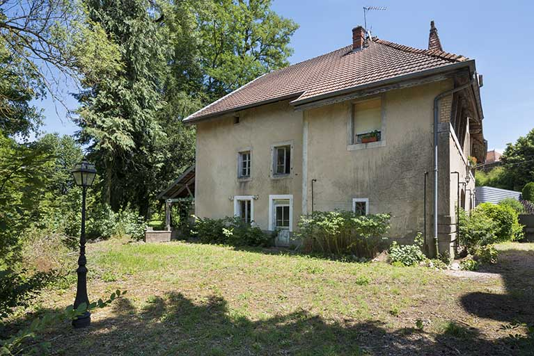 Élévation sur le parc. © Jérôme Mongreville / Région Bourgogne-Franche-Comté, Inventaire du patrimoine - 2018